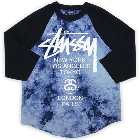 tie dye raglan tee